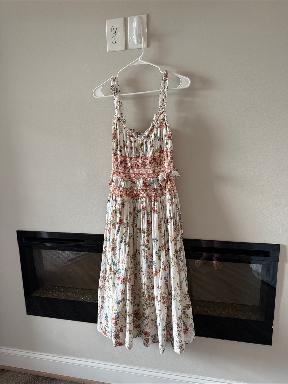 Anthropologie Smocked Midi Dress